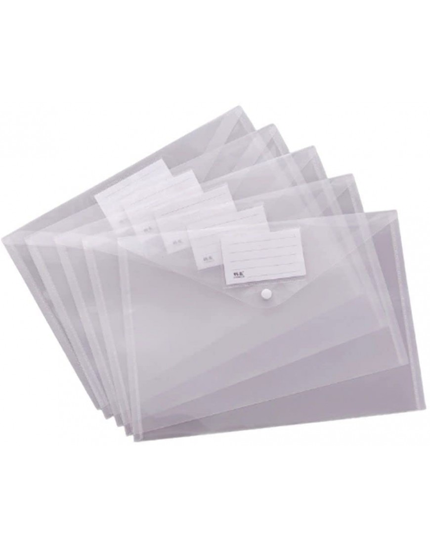 Transparente Simplicity Bürobedarf Dokumentententasche aus Kunststoff - BGGRNMB4